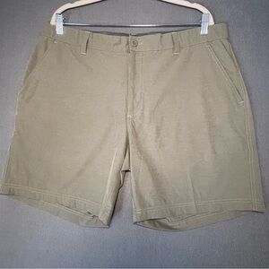 Swannies Golf Shorts Size 38 Olive Green Stretch Performance Lightweight